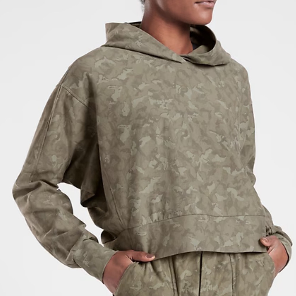 Athleta Farallon Printed Sweatshirt